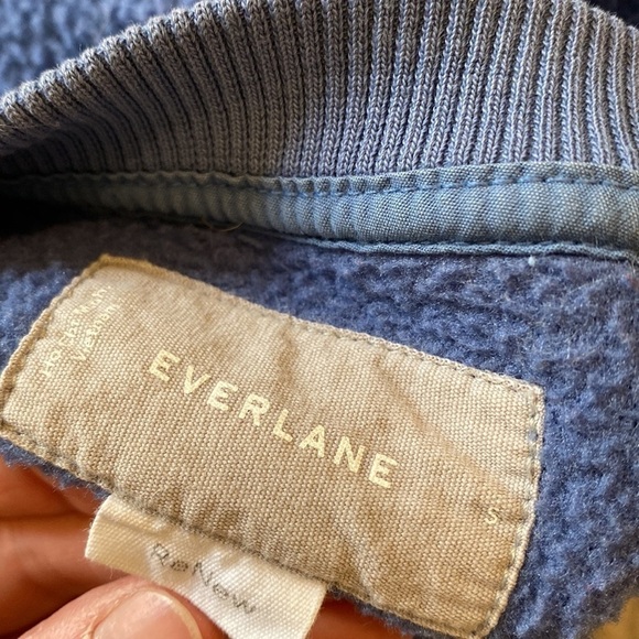 Everlane Blue The Re New Plush Fleece . Size S - Picture 9 of 9